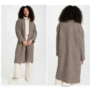 NILI LOTAN  Houndstooth  Kidman Coat  NWOT